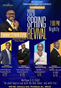 Mt Calvary Spring Revival