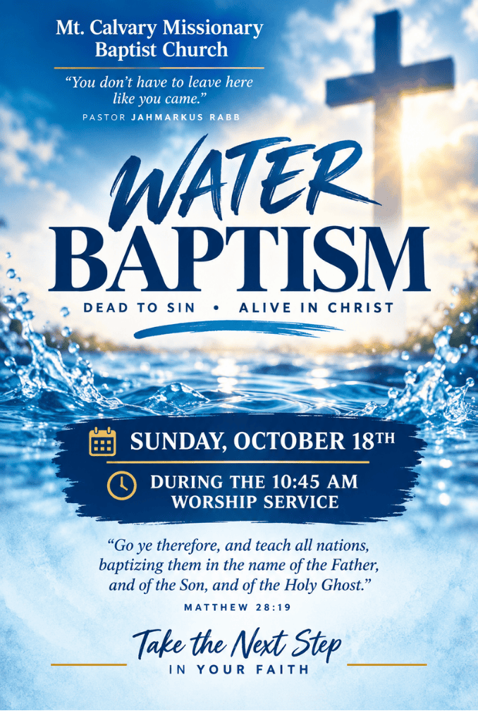 October Baptism